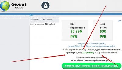 Global TRAFF – зарабjnjr от 20 000 рублей в день на вашем интернет-трафике. Отзывы