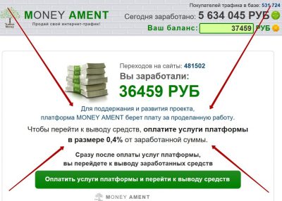MONEY AMENT – зарабатывайте от 30 000 рублей на вашем домашнем интернете. Отзывы
