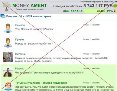 MONEY AMENT – зарабатывайте от 30 000 рублей на вашем домашнем интернете. Отзывы