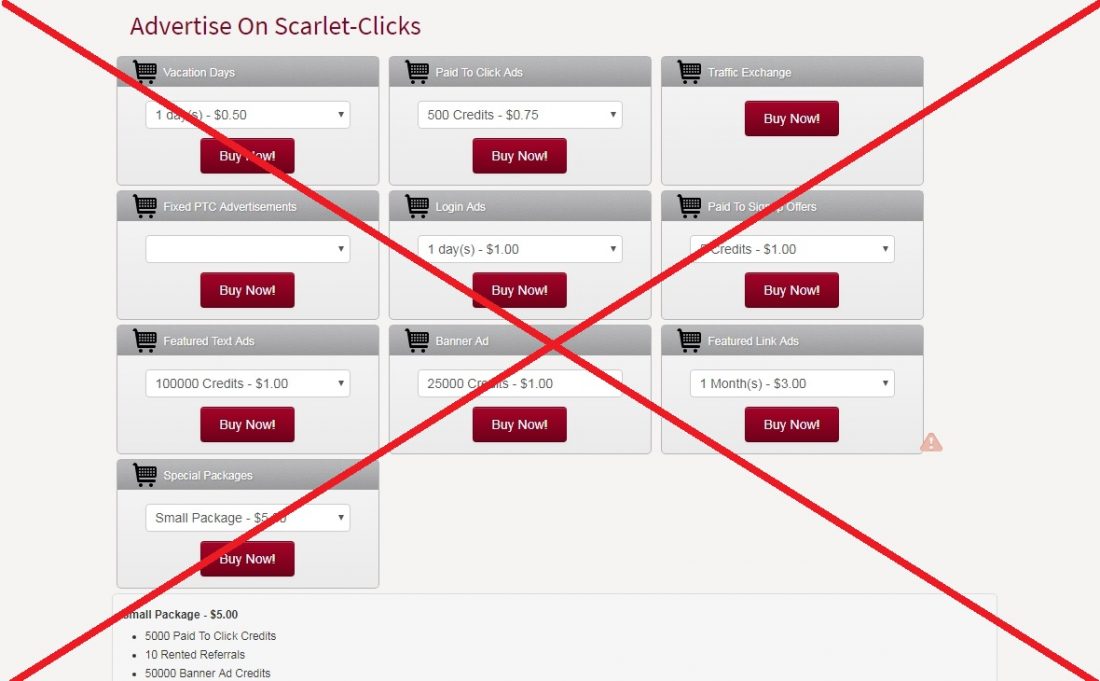 Scarlet Clicks - отзывы о проекте scarlet-clicks.info
