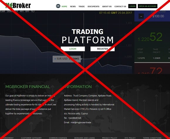 Отзывы о Mgbroker Trade - вывод средств с mgbroker.trade