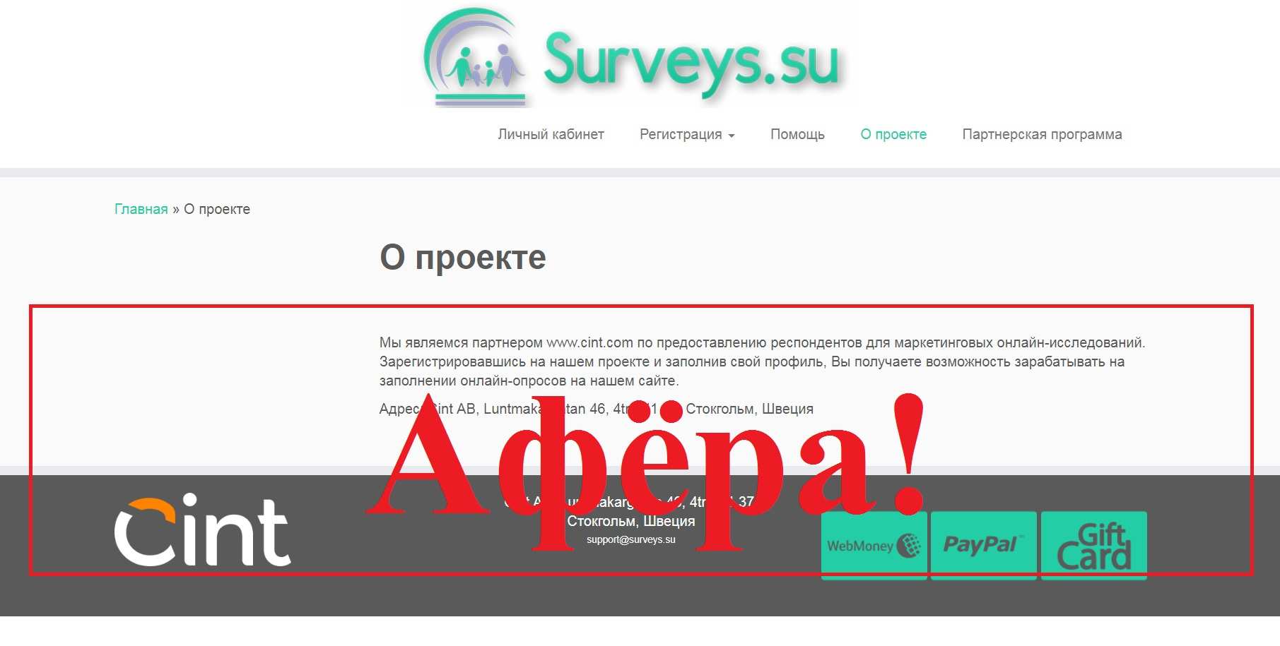 Опросник Surveys – реальные отзывы о surveys.su