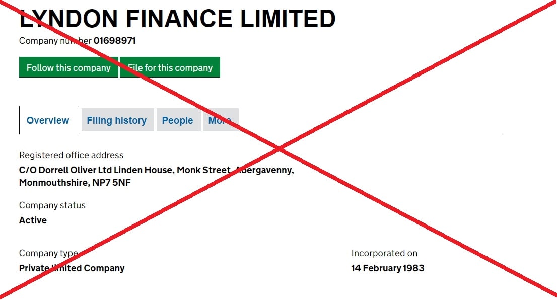 Lyndon Finance Limited обман