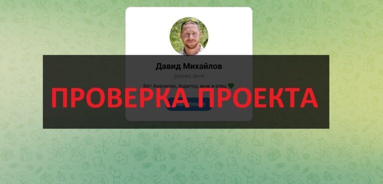Давид Михайлов (@insaid_david) мошенник - отзывы о каналах Аудитор Бет и Инсайдер