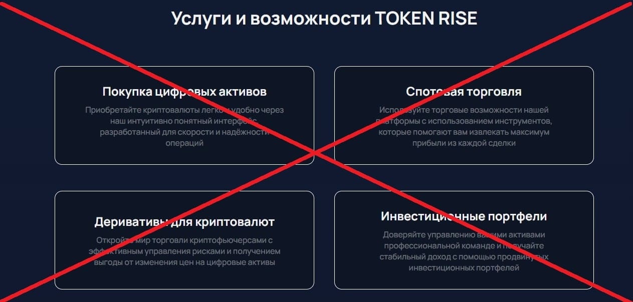 Token Rise обман
