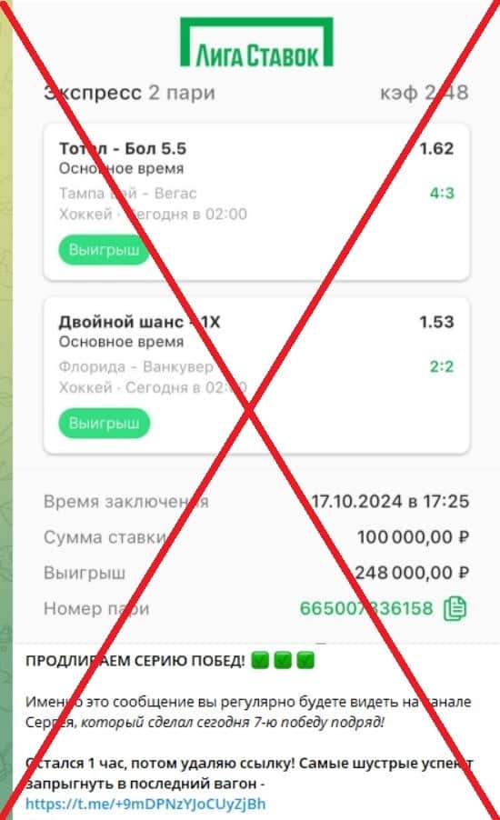 Хоккейный эксперт обман