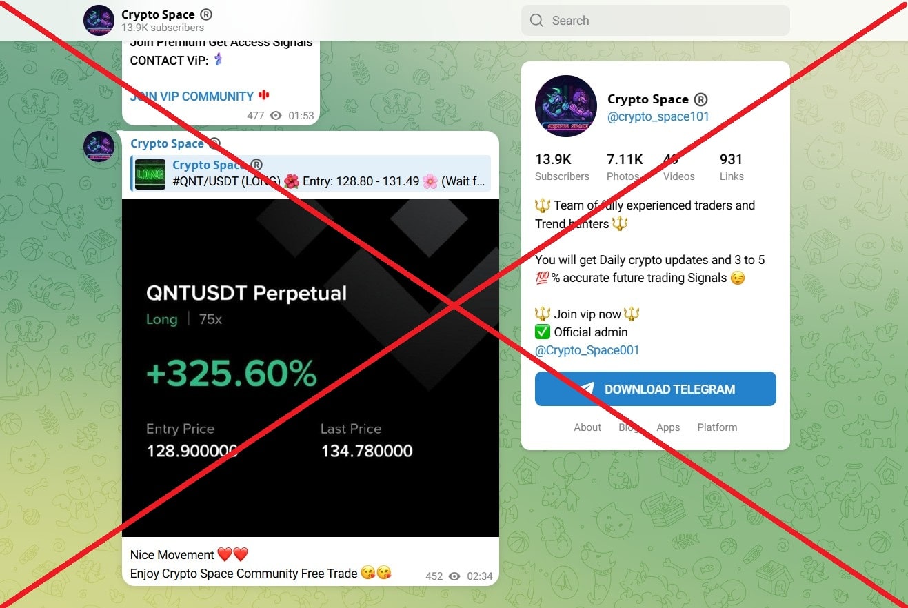 Crypto Space обман