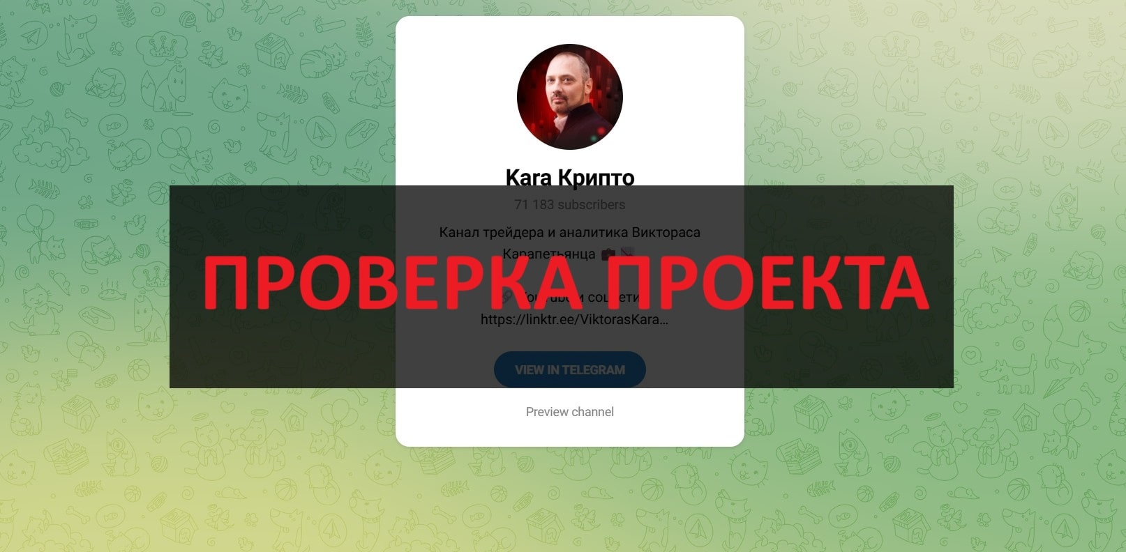 Kara Крипто в телеграмм - отзывы о канале