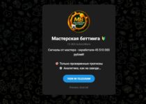ТГ Мастерская беттинга — ставки на спорт. Честные отзывы