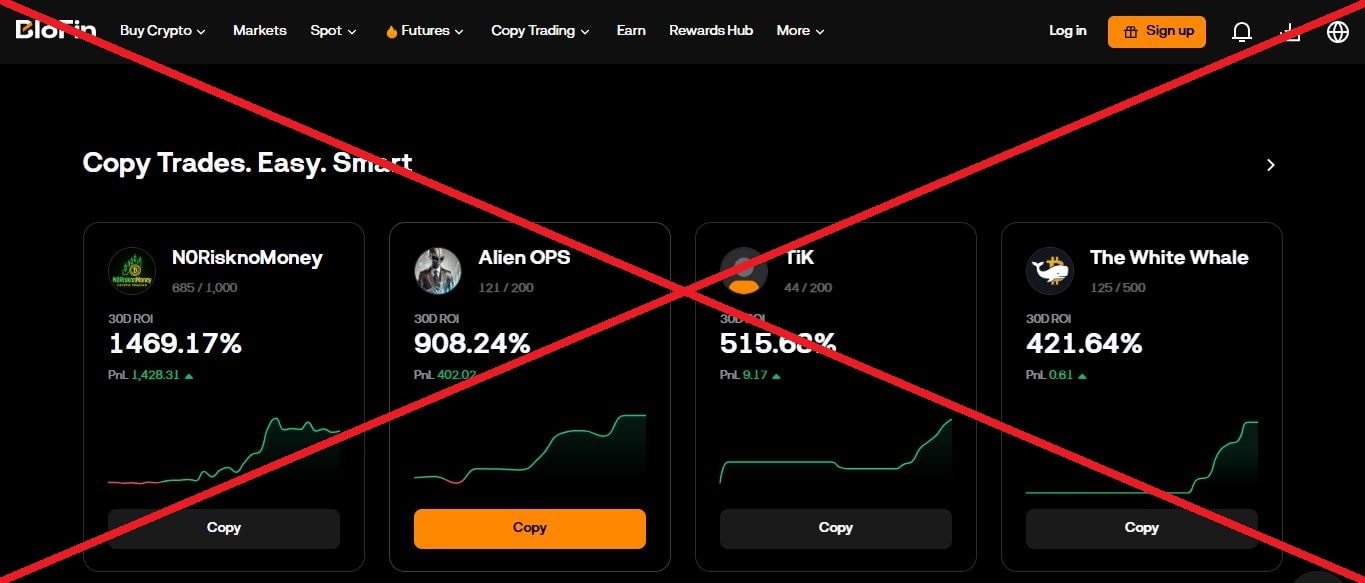 BloFin обман