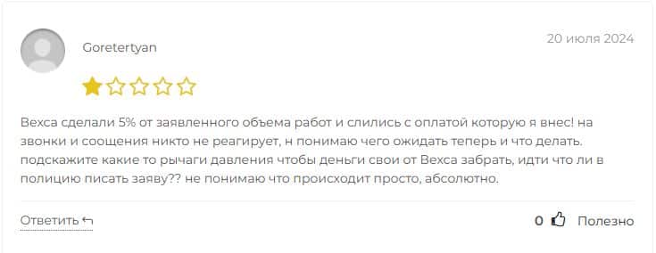 Vexsa отзывы
