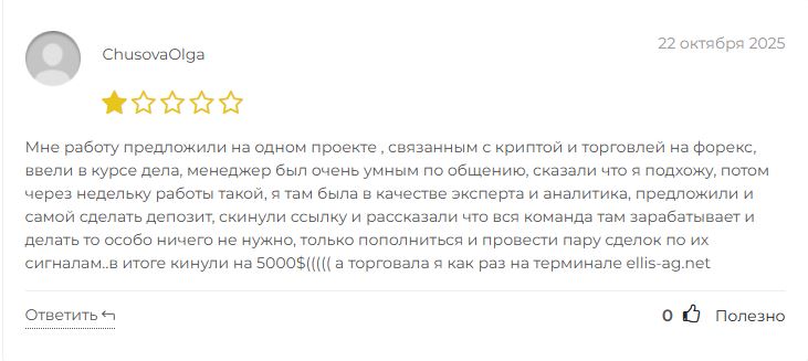 Ellis AG отзывы