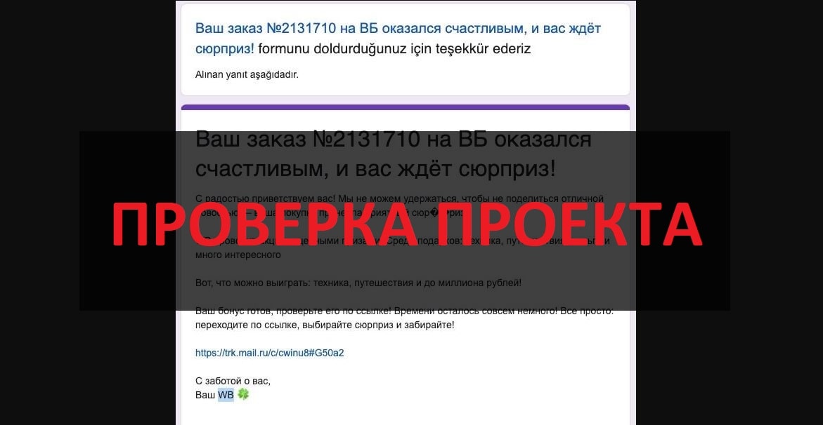 Розыгрыш Вайлдберриз - правда или развод