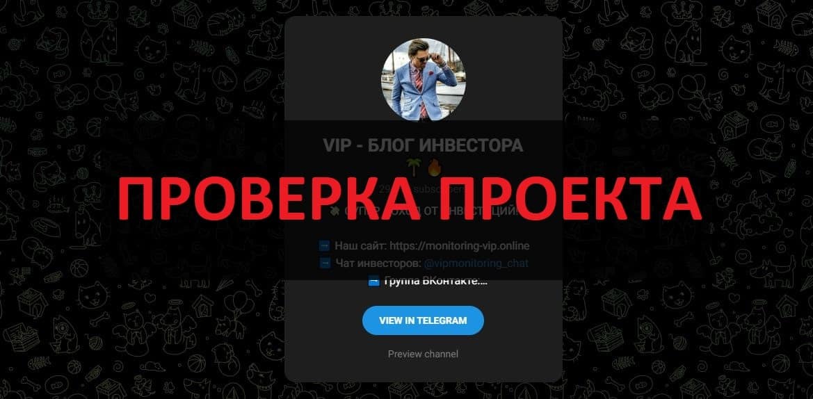 Тг VIP БЛОГ ИНВЕСТОРА отзывы - можно верить каналу?