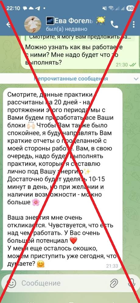 Ева Фогель обман