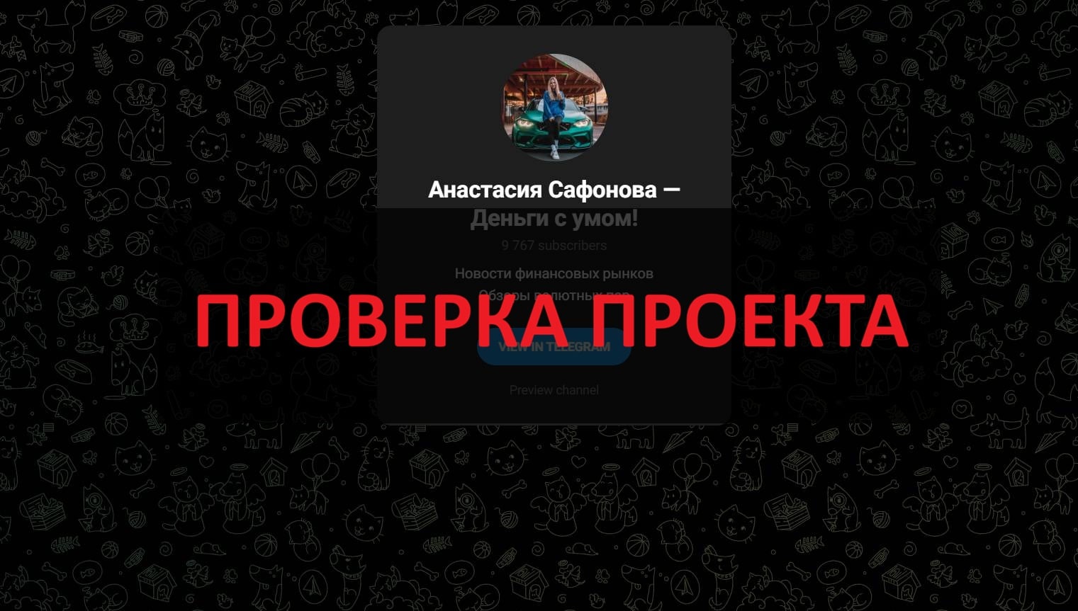 Анастасия Сафонова и телеграмм Деньги с умом - отзывы и проверка на честность