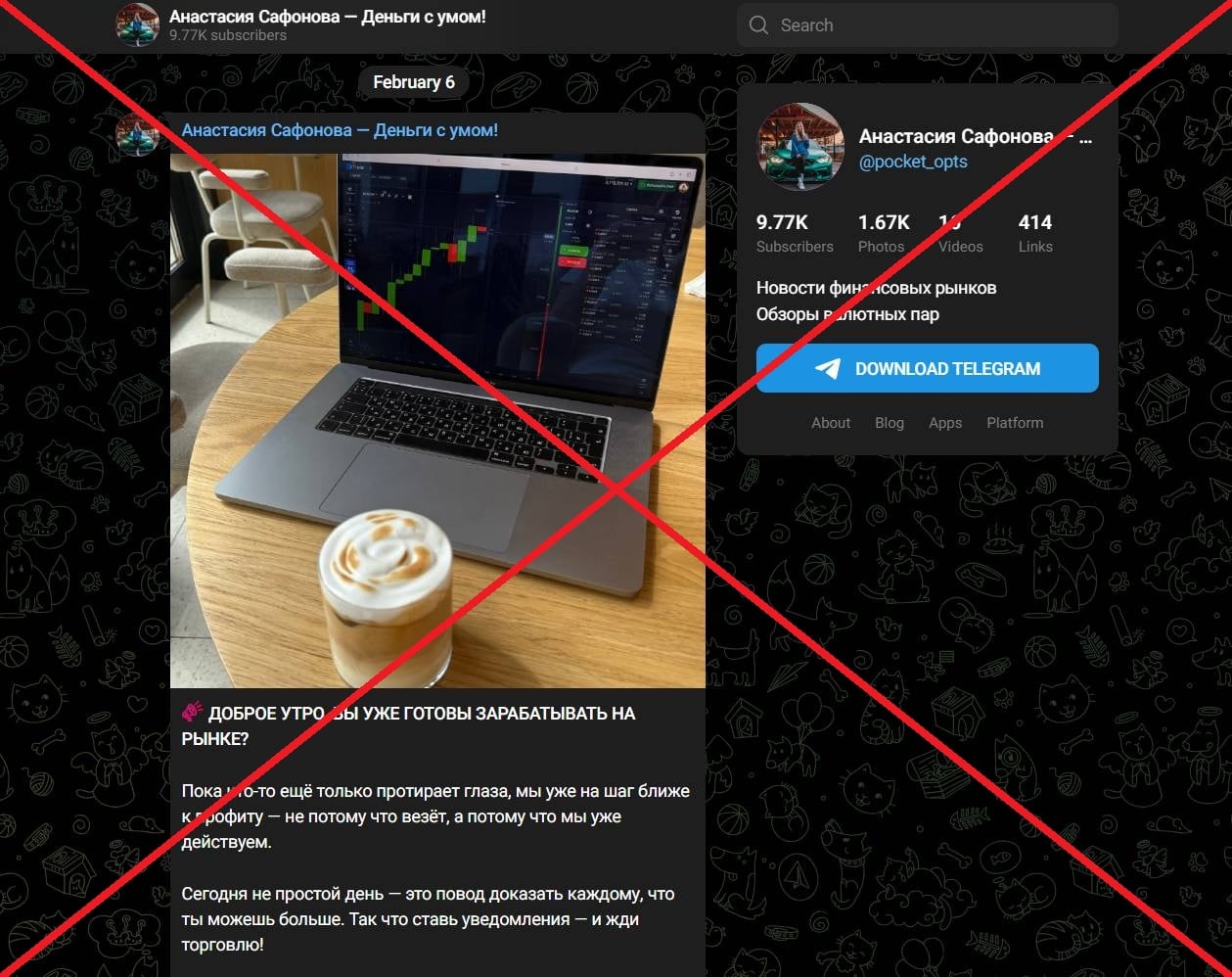 Анастасия Сафонова обман