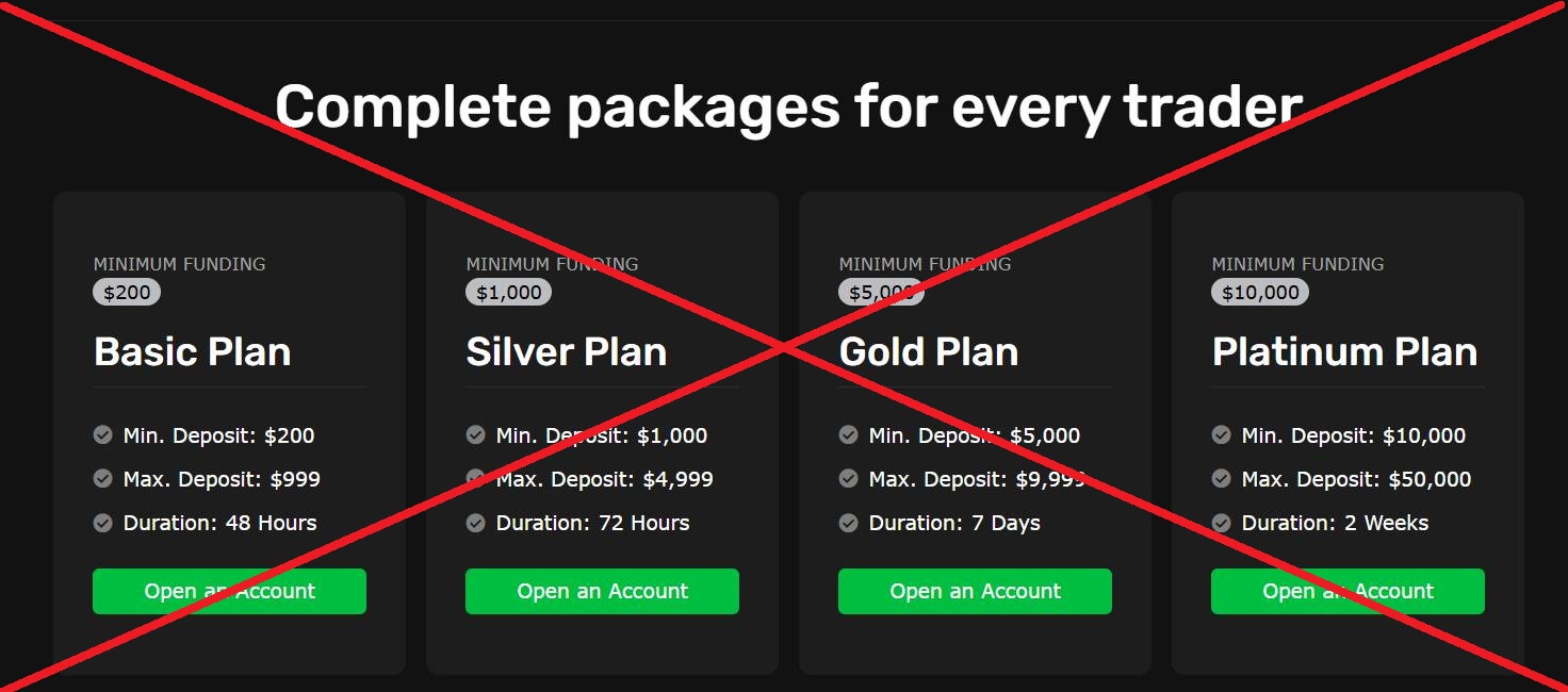 Treasure Finance Trade обман